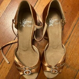Showtime Dance Latin ballroom shoes, size 6.5 US/ 4 UK, 2 inch heel
